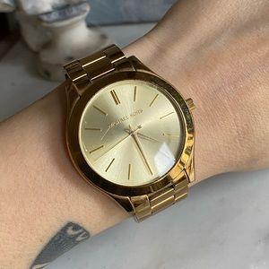Michael Kors Large Vintage Gold Watch